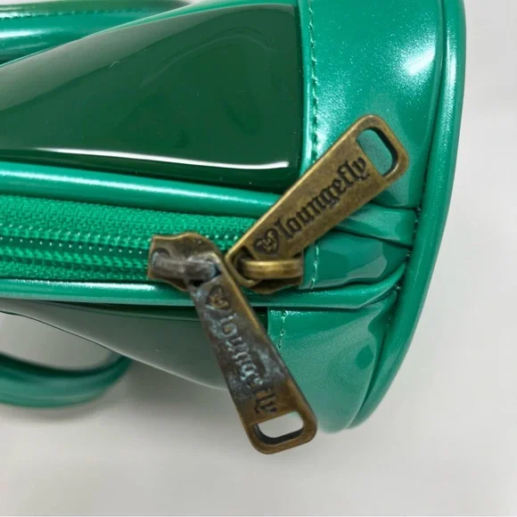 Loungefly Bag Purse Star Wars BOBA FETT Green Disney Zip Around Double Handles - Picture 9 of 12